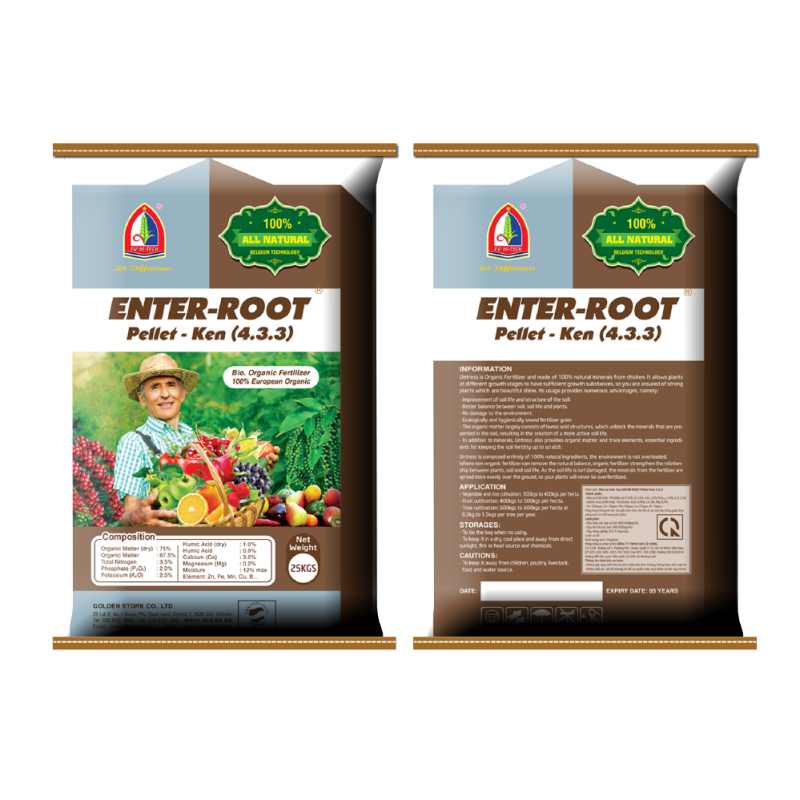 Phân bón hữu cơ Enter-Root 4-3-3