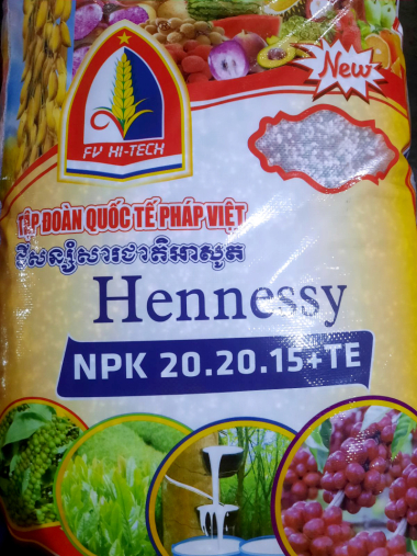 Phân bón NPK 20.20.15+TE- Hennessy